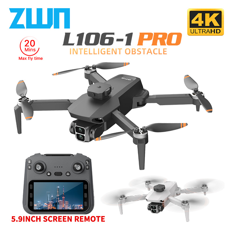 Drone Kit Professional - L106-1PRO GPS Drone Profissional Com Tela